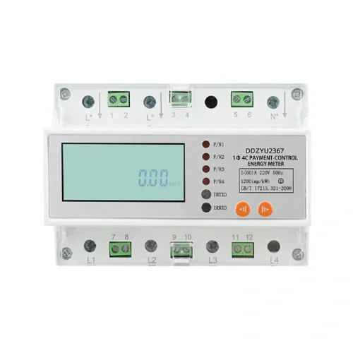 Single-phase Three/Four-circuit Tariff Control Energy Meter