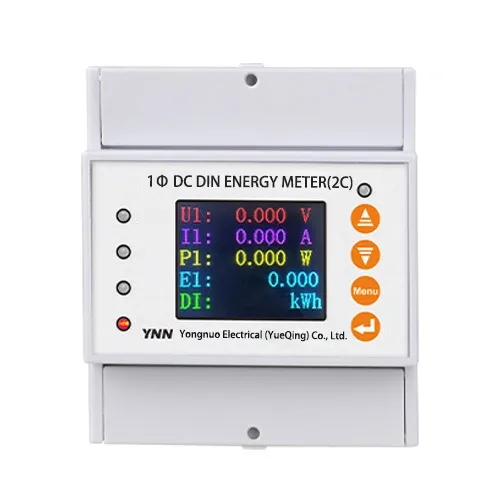 Single-phase DC Din Rail-type Energy Meter(Double circuit)